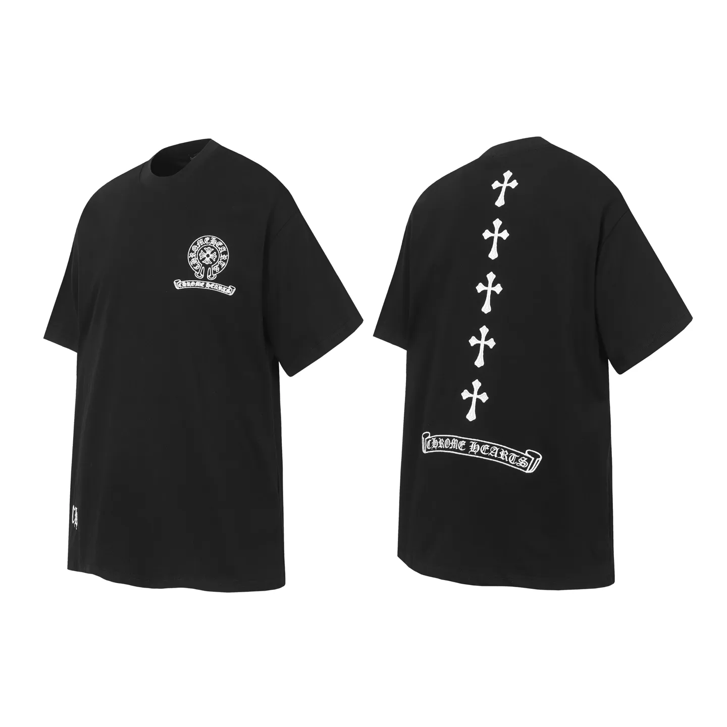 #2268 90 Chrome Hearts/ ✝️ T Quality Colour：Black White Size: S M L XL